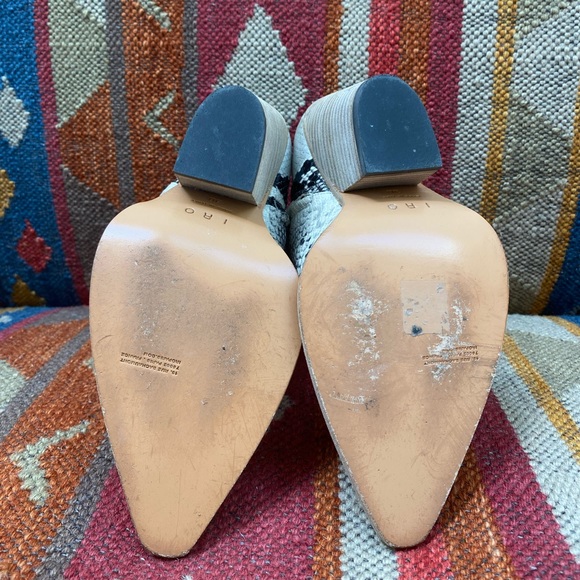 IRO SNAKESKIN COWBOY BOOTIES - Picture 8 of 12